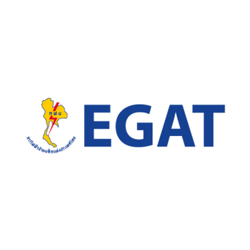 Logo with 'EGAT' text and map silhouette