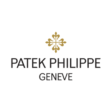 Luxury brand logo with gold emblem and black text on white background
