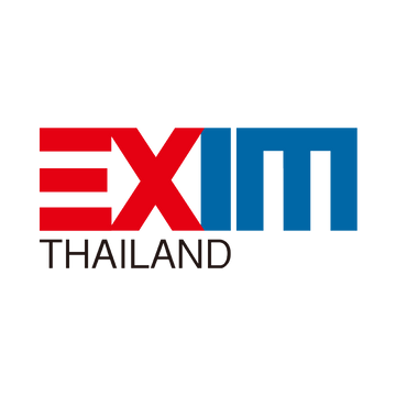 EXIM Thailand logo with red and blue design on white background
