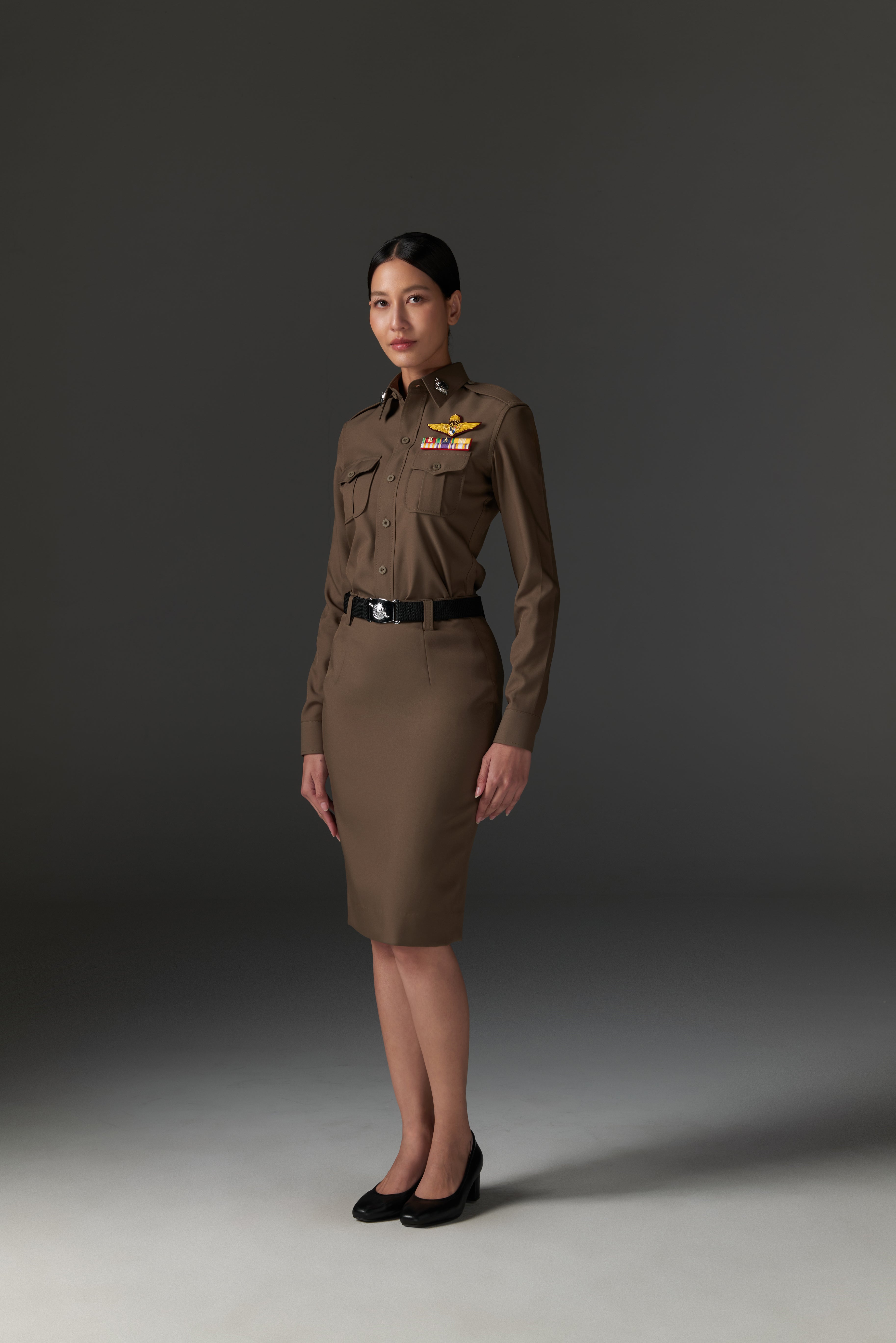 ชุดเครื่องแบบตำรวจผู้หญิงสี สนว.01