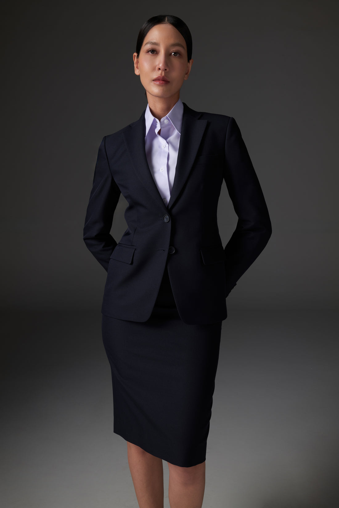 Women's Navy Corporate Suit Blazer