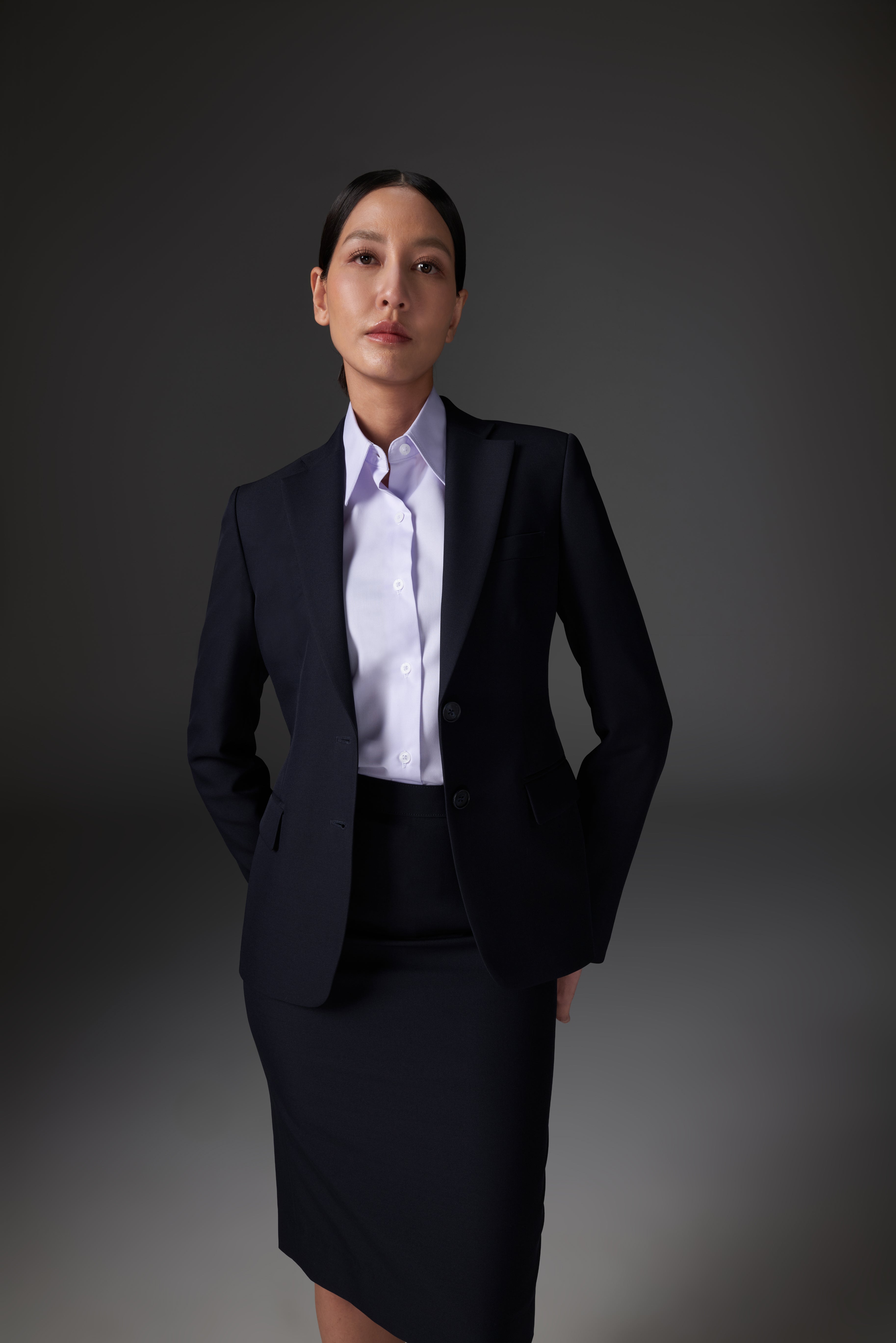 Women's Navy Corporate Suit Blazer