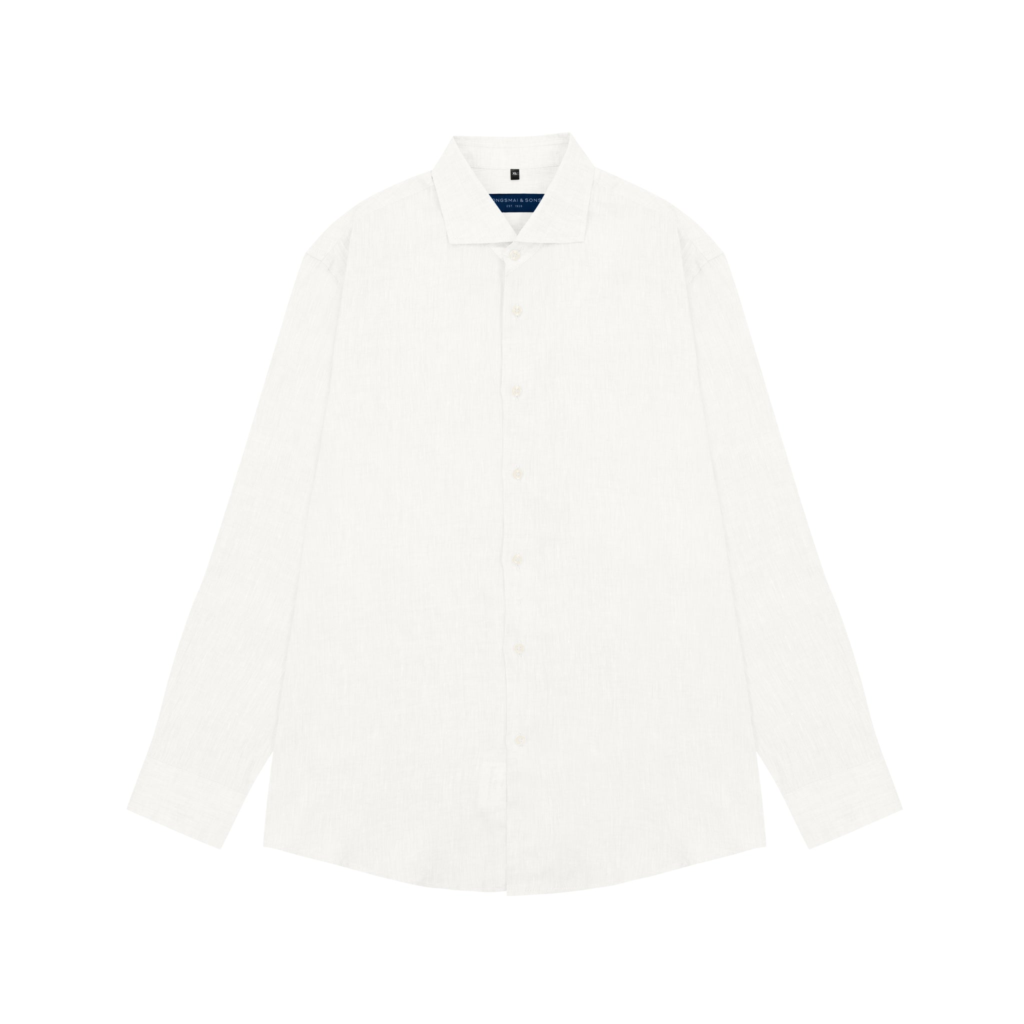 White blouse on a white background