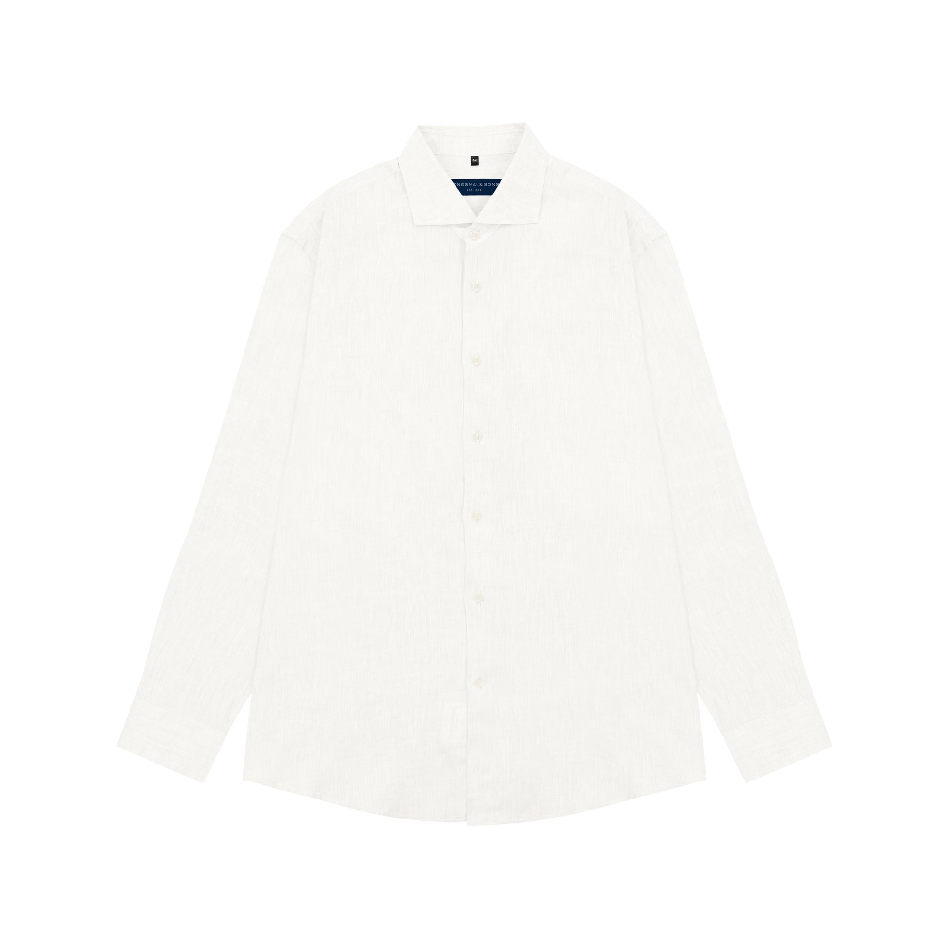 White blouse on a white background