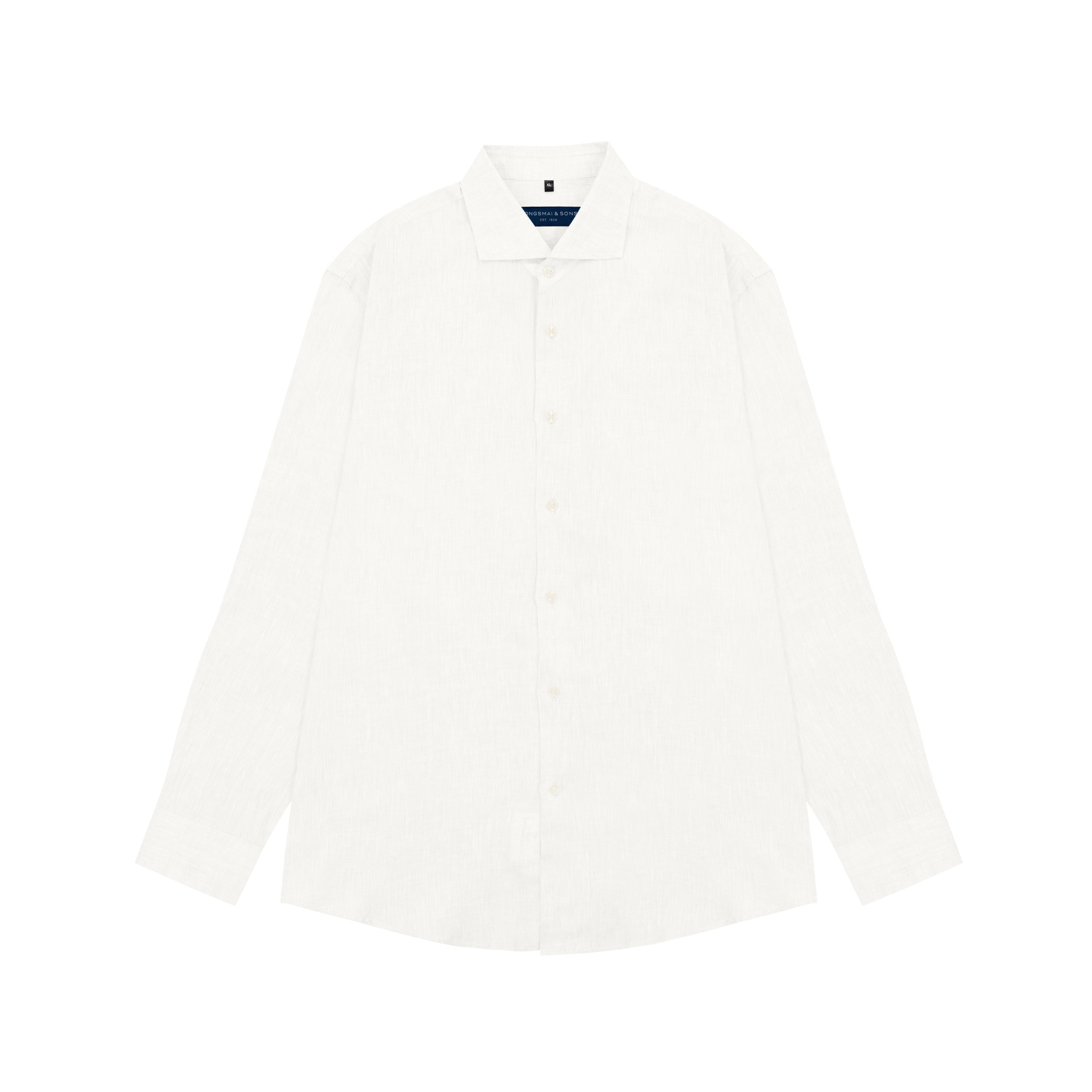 White blouse on a white background