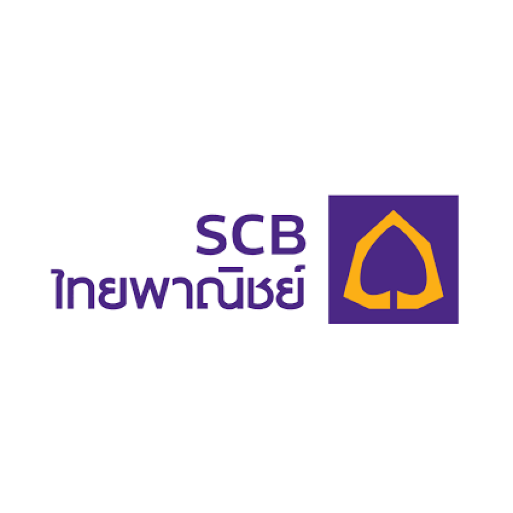 Bank logo with text and symbol on white background