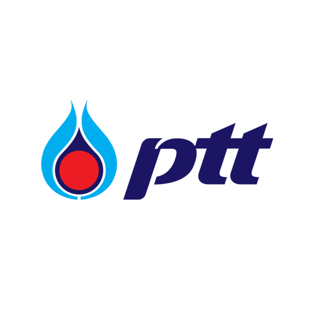Logo with blue droplet and red circle on white background